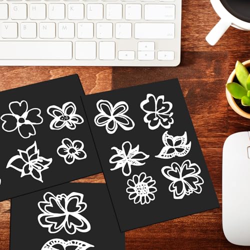 Image of 30 Pcs Non Adhesive Magnetic Sheet 5 x 7 Inch for Die Storage Flexible Magnetic Sheets Plain Sheet for Arts and Crafts Scrapbooking DIY Photography, Easy to Cut and Organize