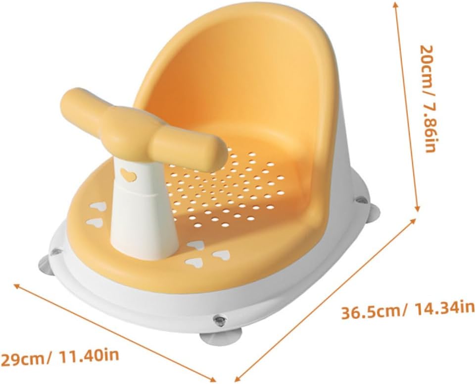 Boy Girl Bath Seat for Months Non- Bath Chair Compact Lightweight Design for Easy Storage Versatile Bathing Support Effortless Cleaning and Safe Use
