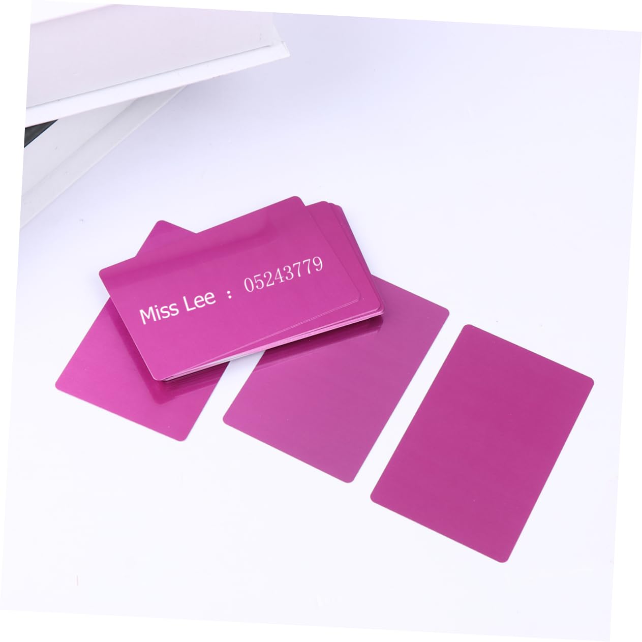 SHINEOFI 150 Uds Tarjeta De Visita Tarjeta De Crédito En De Nombre DIY Nombre De Color DIY