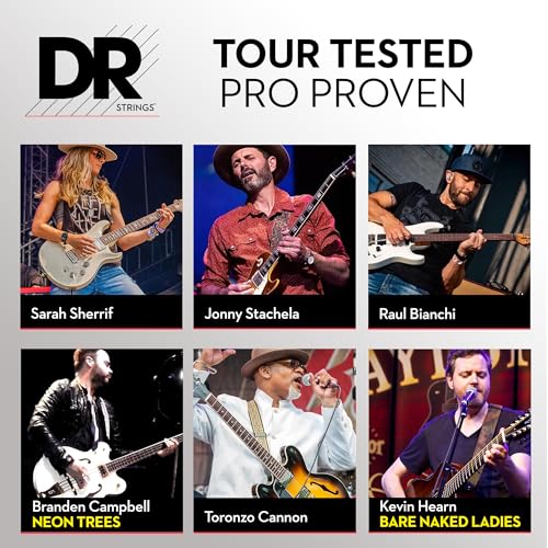 dr strings pure blues pure nickel electric guitar strings medium 10-46 3-pack phr-10-3pk