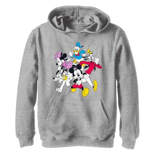 Pull à capuche Mickey et ses amis pour garçon taille S coloris gris athlétique