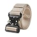 1.5inchÂ MilitaryÂ TacticalÂ BeltÂ withÂ HeavyÂ DutyÂ SeatbeltÂ Buckle,QuickÂ ReleaseÂ AlloyÂ BuckleÂ Belt,NylonÂ BeltsÂ forÂ Men(Beige,28