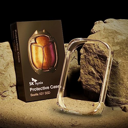 SK Hynix Beetle X31 1TB SSD Esterno con DRAM, fino a 1050MB/s, USB 3.2 Gen2, Hard Disk SSD Esterno Portatile compatibile con PC Windows, Mac, Android, Console di gioco (Champagne Gold) - Immagine 2