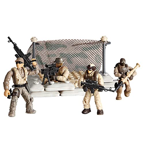 Yeibobo ! Special Forces Mini Action Figure With Military Weapons And Accessories (Vanguard Team) #TOP11