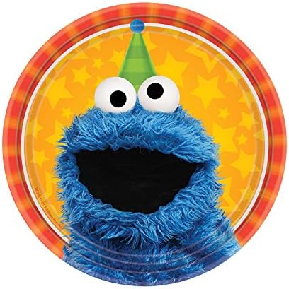 Sesame Street Party Supplies 24 Pack Dessert Plates