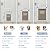 MAVRICFLEX Heavy Duty Doggy Door with Sliding Lock Panel, Aluminum Large Dog Door with Magnetic Double Flaps Dog Door for Large Dogs Up to 40lbs