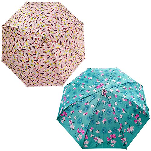 Umbrella for Women | Umbrella for Men | 2 fold Umbrella | Umbrella Combo Offer Set of 2 | Umbrella for Girls (Multicolour) - Set of 2-image-42