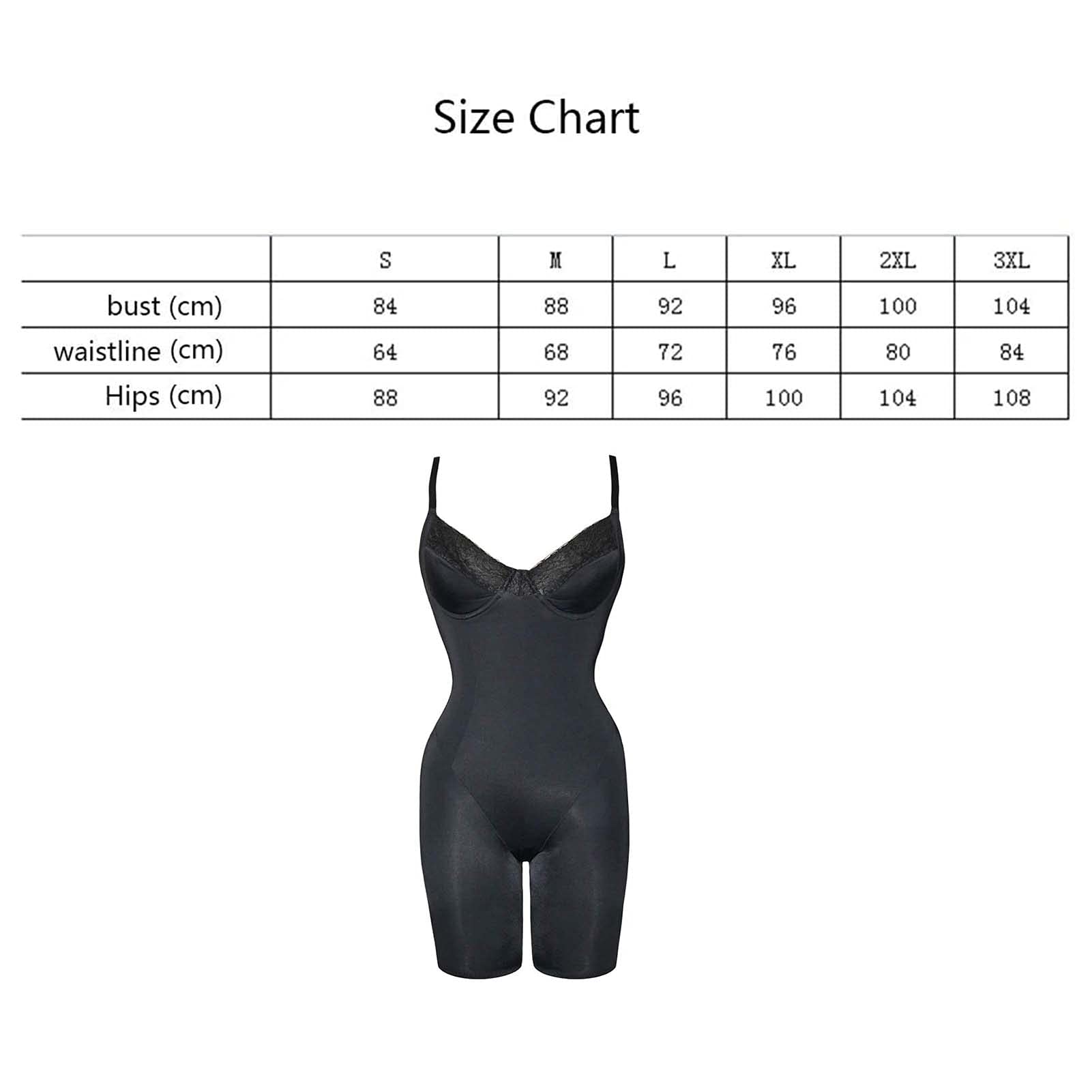 Bodys De Mise en Forme Réglables pour Femmes sans Couture Buste Ouvert Shapewear Contrôle Ferme Body Shaper Minceur Contrôle du Ventre (Color : Black, Size : S)