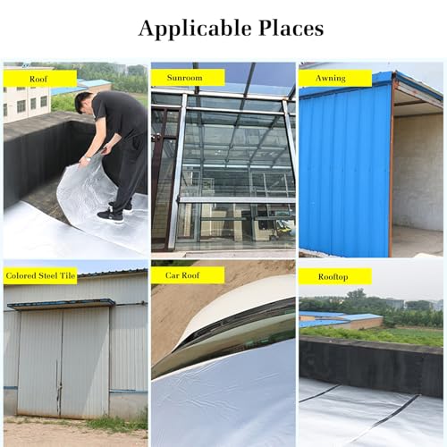 Tappetino autoadesivo in foglio di alluminio, isolamento ignifugo, per riscaldamento a pavimento, pareti in cartongesso, pavimenti in legno e piastrelle (107,64 m²)