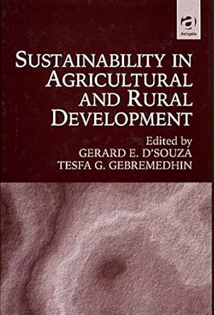 Sustainability in Agricultural and Rural Development
