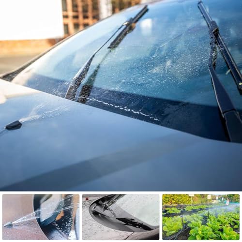 40 Stück Schlauchverbinder 4Mm,Spritzwasserschlauch Adapter,Auto Schlauchverbinder Universal,Scheibenwaschanlage Schlauch,Universal Wischwasserschlauch,Lsolierschlauch,Unterdruckschlauch(Schwarz/Weiß)