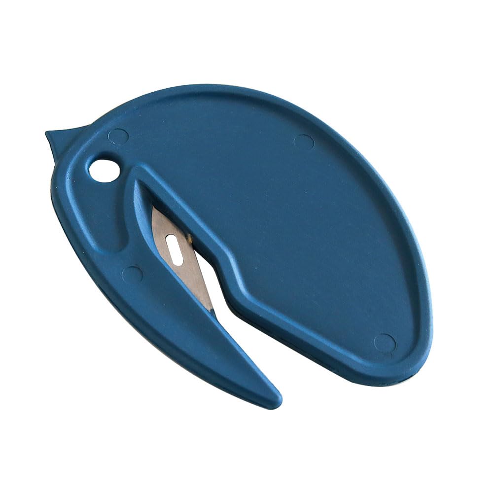 10 Stück Hygostar Sicherheitsmesser "Small" Einweg | detektierbar, blau, L: 8cm