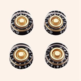 Healifty Lot de 4 boutons pour guitare électrique avec chiffres blancs – Pièces de rechange pour guitare électrique Gibson Epiphone – Noir et jaune - Les Beatles, Paul McCartney, John Lennon, RIngo Starr, George Harrison Healifty Lot de 4 boutons pour guitare électrique avec chiffres blancs - Pièces de rechange pour guitare électrique Gibson Epiphone - Noir et jaune – Image 7