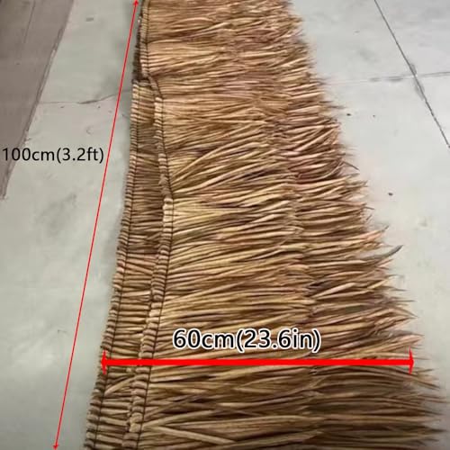 Techo de palma artificial y rollo de paja simulada para techados exóticos 4