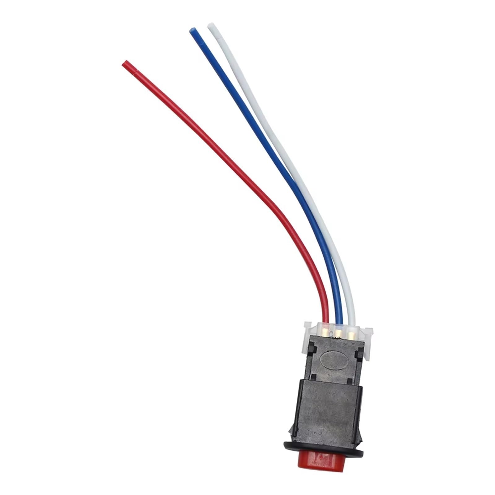 Interrupteur de guidon de moto Lot De 10 Interrupteurs D'avertissement Universels Pour Moto 12 V-24 V 5 A Double Flash Et Feux De Détresse Pour Pièces De Rechange, Bouton De Fin D'allumage