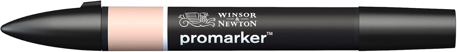 Winsor & Newton 0203630 ProMarker Professional Layout Marker - 2 Tips, Fine & Wide for Drawings Design & Layouts - Antique White