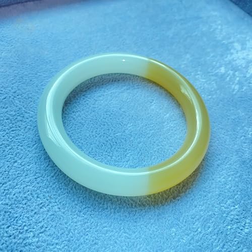 Bracelet en jade véritable blanc jonc cadeau de mariage et anniversaire