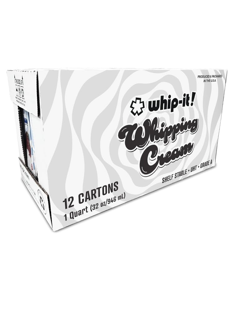 Whip-It! Heavy Whipping Cream - Shelf Stable - 32 oz - Case of 12
