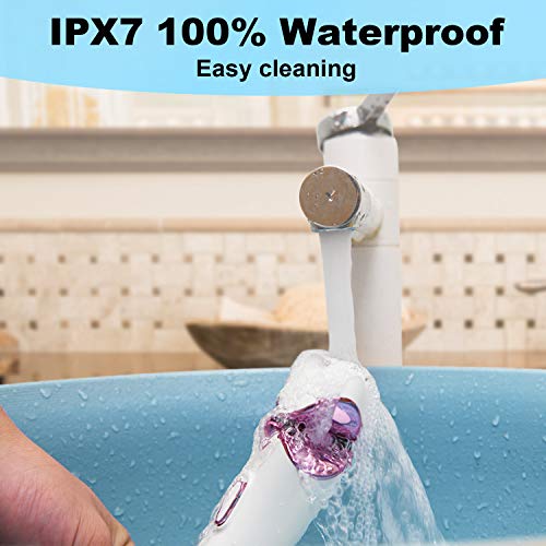 Electric Razor for Women Lady Shaver Bikini Trimmer Body Hair Removal for Legs and Underarms Painless Cordless Rechargeable Wet and Dry Razor with LED Light. - Thumbnail 2