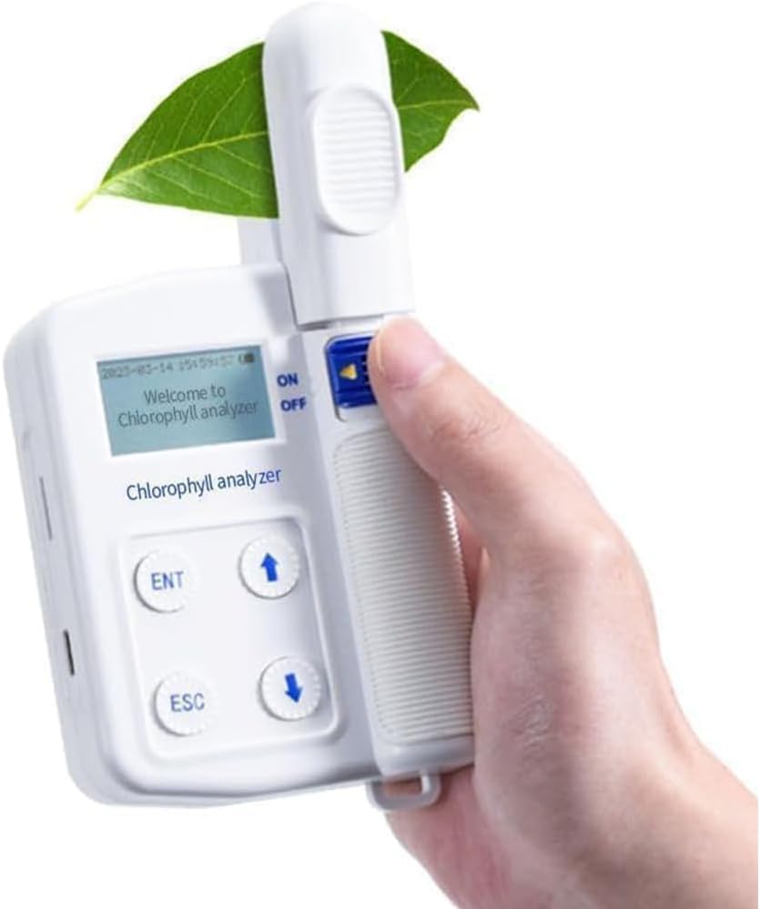 Handheld Chlorophyll Meters Measuring Chlorophyll Content in Plants with 2GB SD Card Data Storage Measurement Area 2mm*2mm Measuring Range 0.0 to 99.9 SPAD