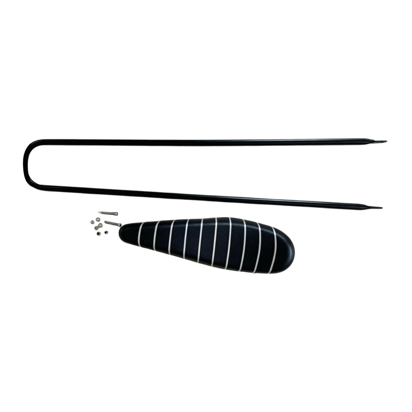 Selle vélo Longue, Selle Banane, Fixations faciles à Installer, vélo Noire