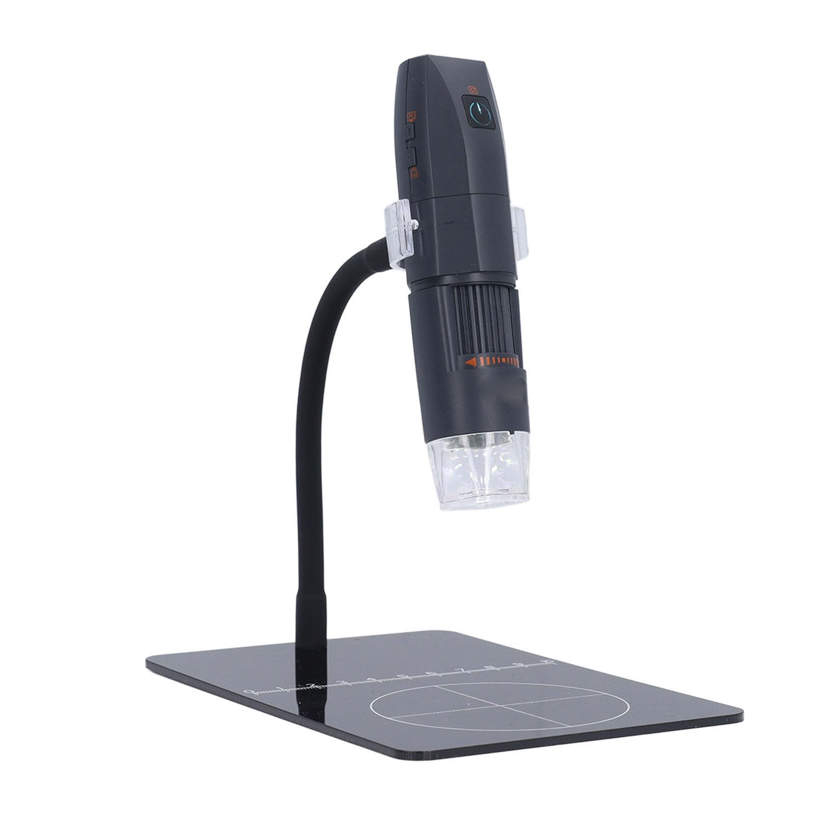 Denash Handheld HD 1000X 2MP USB -Sub -SB Microscopio Digital Mikroscope con un Soporte Ajustable para Explorar la Exploración Científica Afuera (Black)