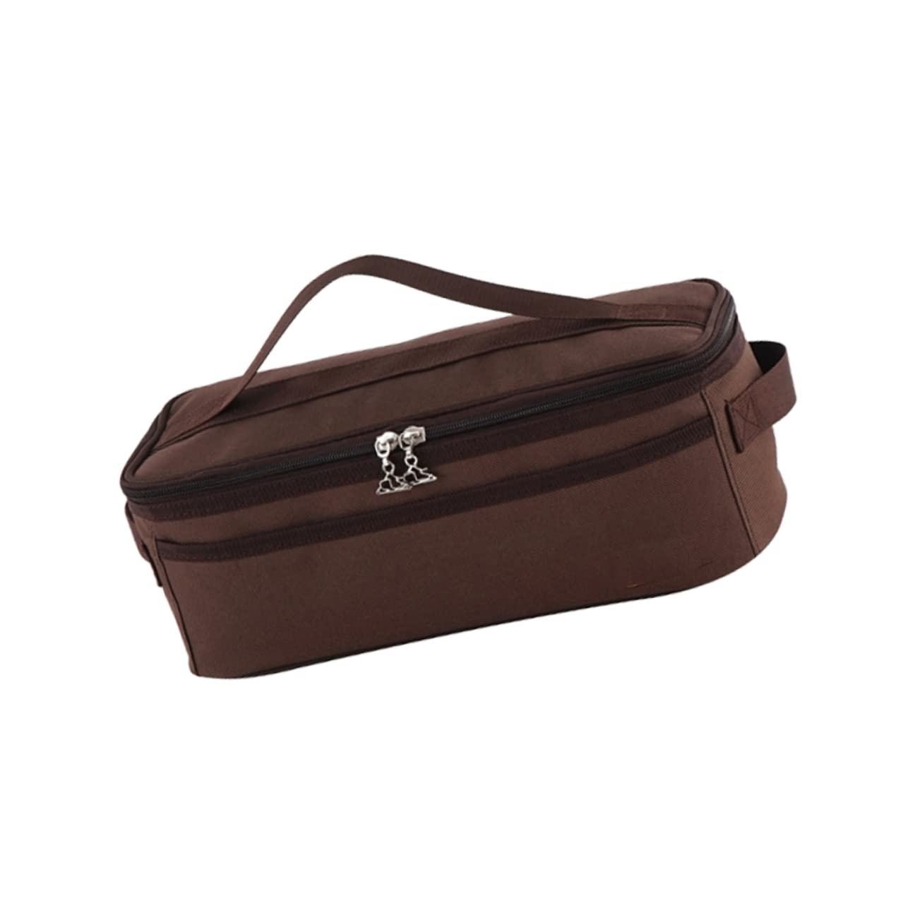 ROMISBABA Travel Bag for Toiletries Cookware Storage Bag Utility Pouch for Outdoor Camping BBQ Smooth Zipper Design (red)