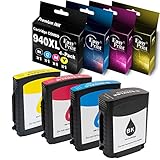 EASYPRINT (BCMY) Compatible 940 940XL Ink Cartridge Used for HP Office Jet Pro 8000, 8500, 8500A Series Printer, (4 Pack, High Yield)