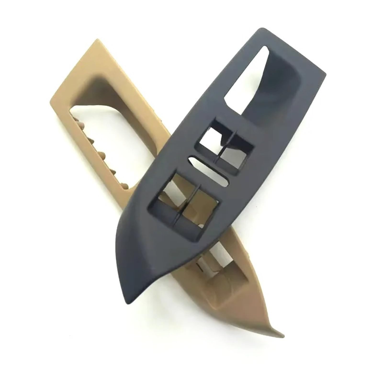 pour Touran 2003-2016 Garniture Poignée De Porte Gauche Panneau Commutateur Lève-vitre Principal Revêtement D'habillage Intérieur(Black)