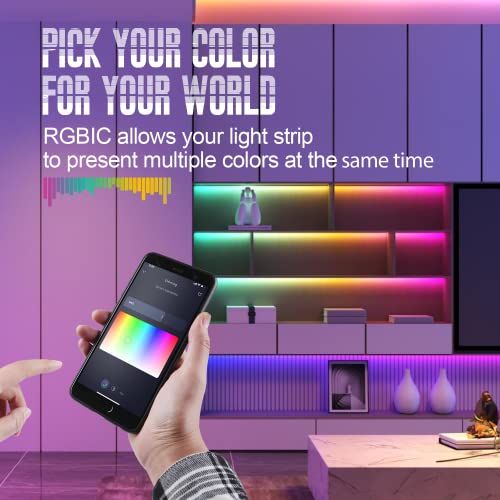 Tira LED inteligente Ailofy multicolor 16.4 pies miniatura 5