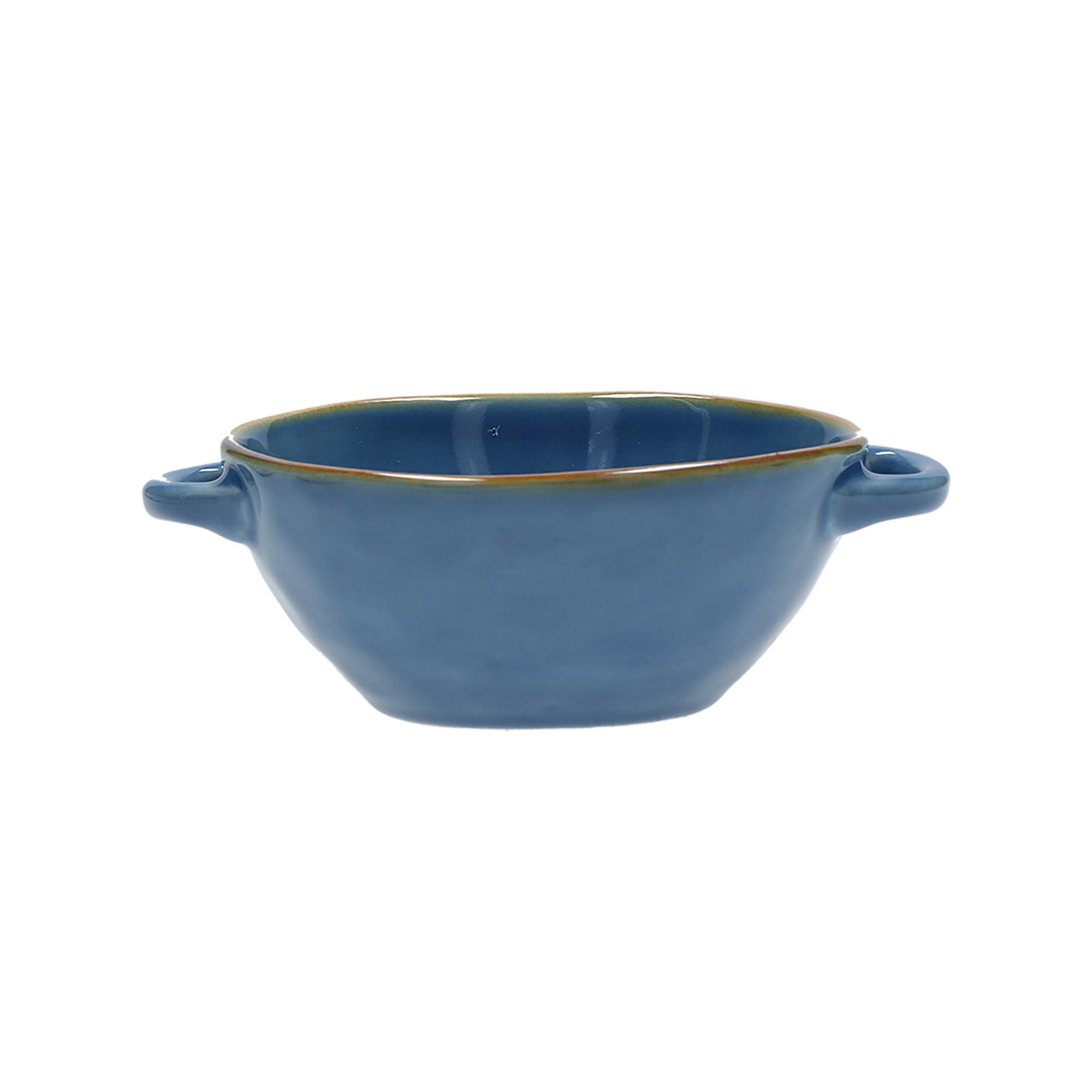 Rose & Tulipani Milano Blue Avio Thun Rose & Tulipani - Soup Bowl With Handles Concerto