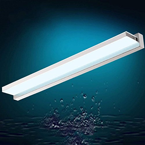 JBP Max Specchio Luce Bagno Luce LED Specchio Anteriore Specchio Lampada da Bagno Lampada da Parete Impermeabile A Prova di umidità A Risparmio Energetico,Warmlight,6W/40Cm