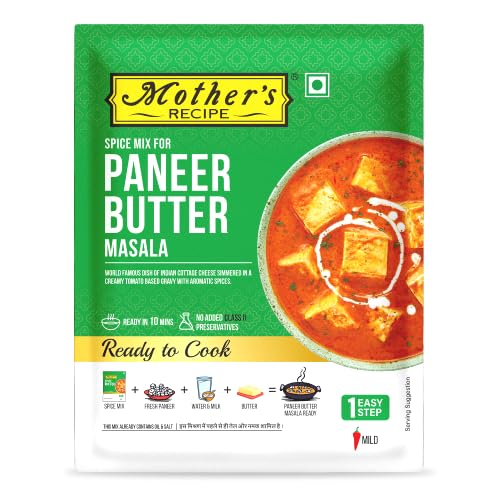 Mother's RECIPE Paneer Butter Masla 75Gm Pack Of 6|Ready To Cook|Ready To Eat