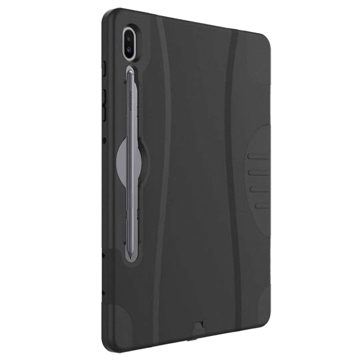 Rome Tech Rugged Case for Samsung Galaxy Tab S6 - -T860 -T865 - Heavy Duty Shockproof Protective Cover for 2019 Galaxy Tab S6 - Black