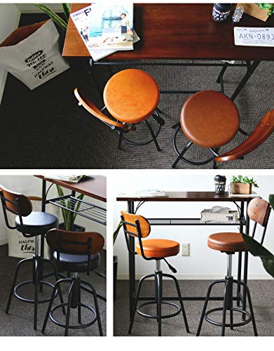 Amazon｜LOOKIT カウンターチェア 2脚セット 椅子 バーチェア バース