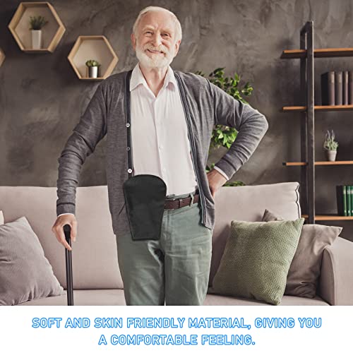 8 Pcs Black Ostomy Bag Cover Colostomy Bag Covers Odor Control Stretchy Bag Cover Washable Pouch Liner For Women Men Lightweight Care Protector Protective Bag #TOP30
