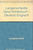  Langenscheidts liliput Wörterbuch - Deutsch-Englisch - bk416