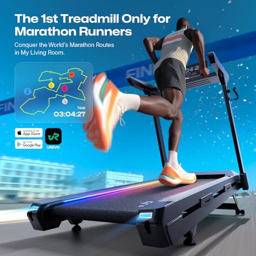 Motorized Folding Treadmill with Incline