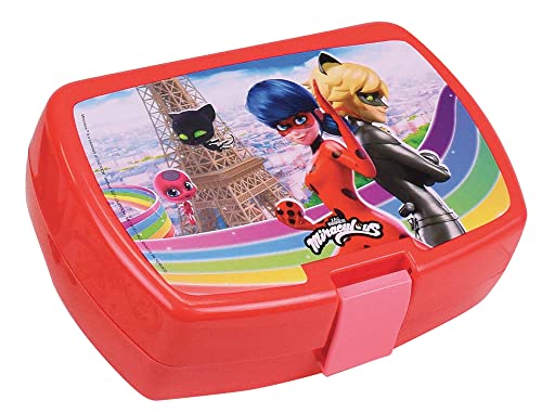Fun House MIRACULOUS 006082 Ladybug - Caja para niños (6,5 x 17...