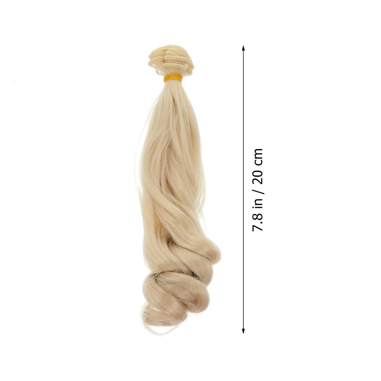 Garneck Capelli per bambole di alta qualità per fai da te, 5 pezzi di capelli lunghi 100 cm, perfetti per la produzione di bambole fai da te e la riparazione di bambole, ideali per creativi