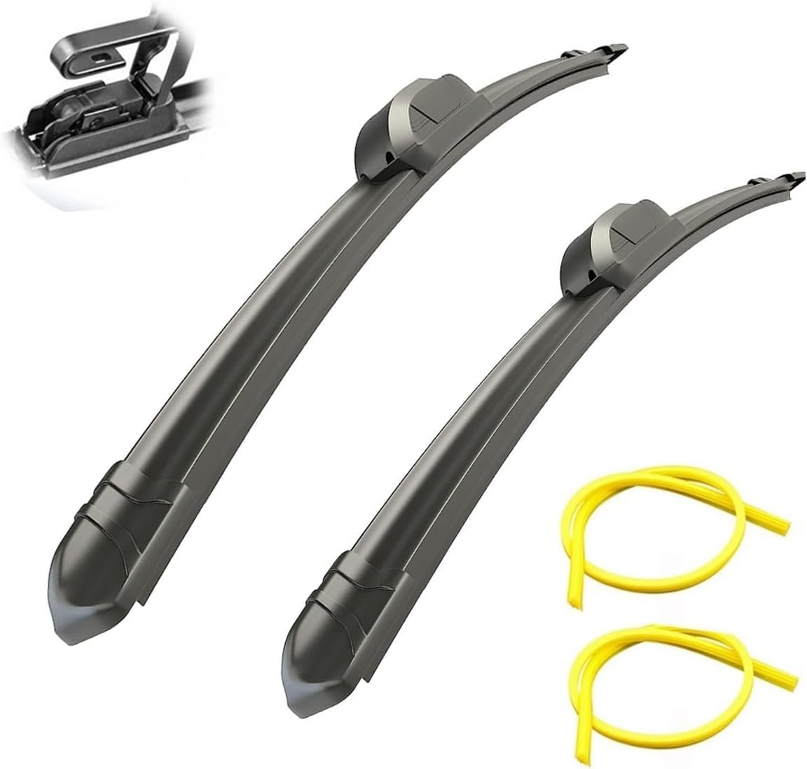 YIXINYI 2 Pcs Front Windscreen Wiper Blades for Peugeot 4007 2007-2012 24"+20", Windshield Wipers Exact Match Replacement Consistent All Climate Efficiency