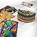 4 Pieces African Headbands Yoga Headband Stretchy Wide Knotted African Hair Band Hair Accessories for Women and Girls (Vintage Series)