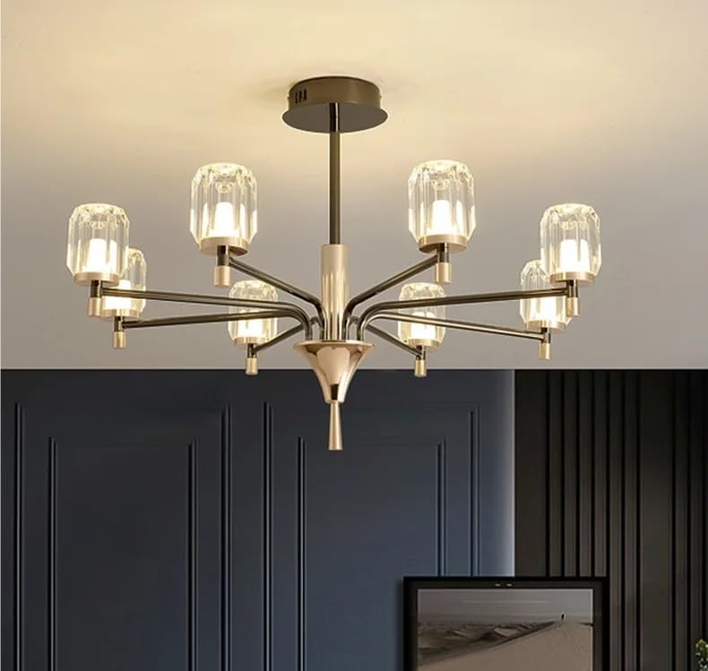Hanging chandelier LED lamp moderne pour éclairage salon et salle à manger