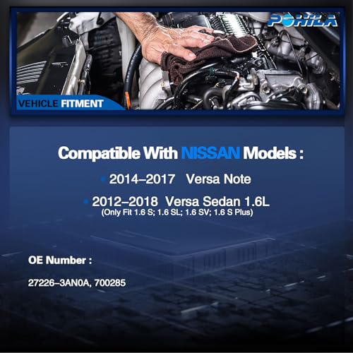 Image of 700285 HVAC Blower Motor for Nissan Versa Sedan 1.6L 2012-2018 | Fit for Nissan Versa Note 2014 2015 2016 2017, Replace# 27226-3AN0A