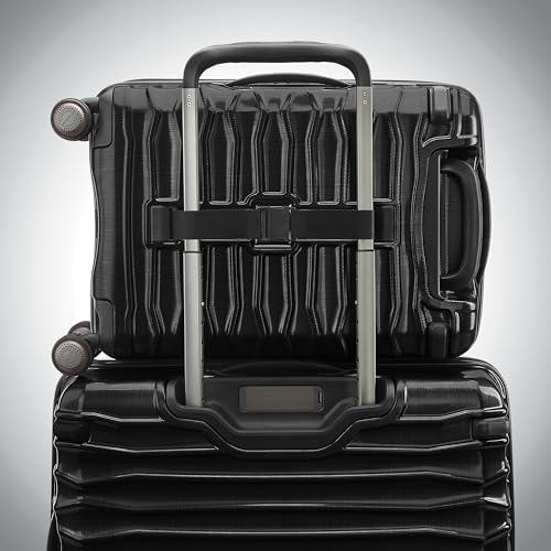 Samsonite Stryde 2 Hardside Expandable with Double Spinner Wheels, Carry-on, Stealth Black - Image 3
