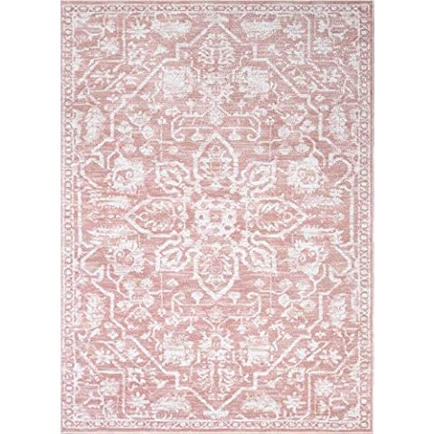 Della Blush Vintage Medallion Area Rug 120x160 cm Cover
