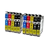 10er Set Tintenpatronen für Epson T1281-84