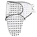 Ziggy Baby Adjustable Baby Swaddles 0-3 Months - Blanket Infant Wrap Set 3 Pack - Soft Cotton Black & White - Newborn Swaddle Blankets for Baby Boy or Girl, Swaddle Blanket
