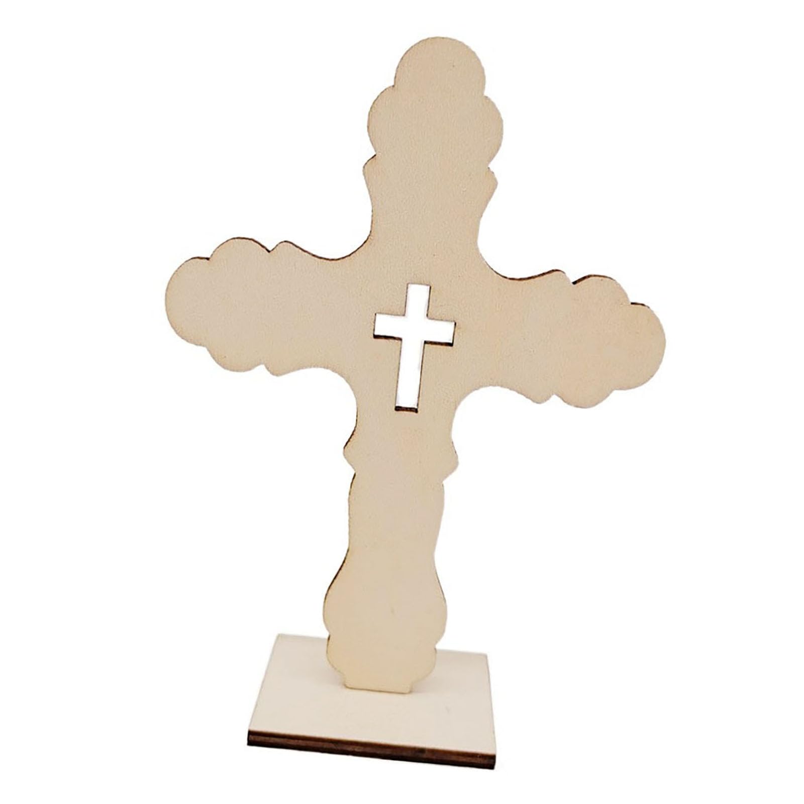 carotoe Of 10 Small Wood Crosses for Crafting and Display Perfectly for Religious Home Decoration Home Decoration