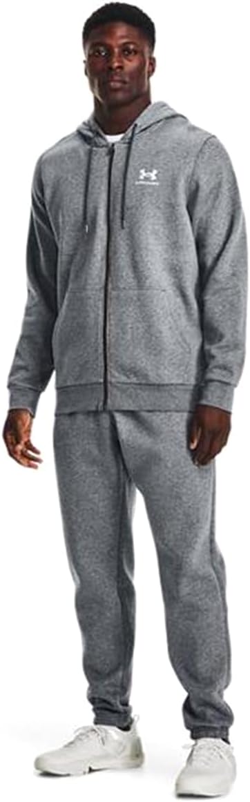 Under Armour - Mens Essential Fleece Full-Zip Hoodie - Image 3